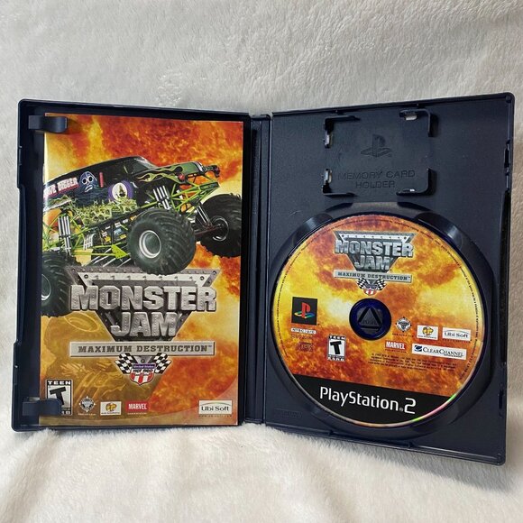 Monster Jam Maximum Destruction (PlayStation 2,2002) CIB, Tested, FAST SHIPPING - Picture 2 of 3